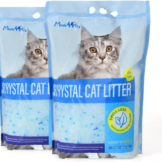 Crystal Cat Litter For Pets, No Caking, Odor Control, Light Weight, Low Dust, Easy To Use Everware Hub