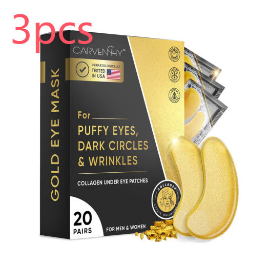 Eye Bag Removal Wrinkle Lifting And Tightening 24K Gold Eye Mask Patch Everware Hub