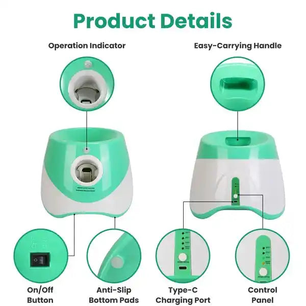 Automatic Dog Ball Launcher – 6 Tennis Balls Included