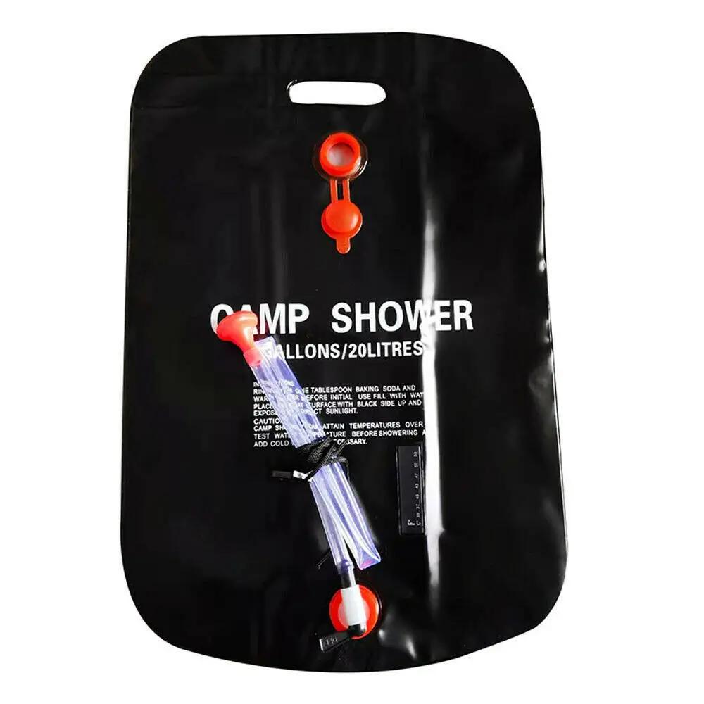 20L Portable Camping Shower Bag – Solar Heated Outdoor Shower for Travel, Hiking & Beach Everware Hub