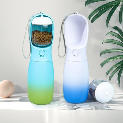 Pet Fashion Hydration Gradient Travel Kettle,Portable Pet Water Bottle for Dogs & Cats, Leak-Proof & Stylish Design Everware Hub