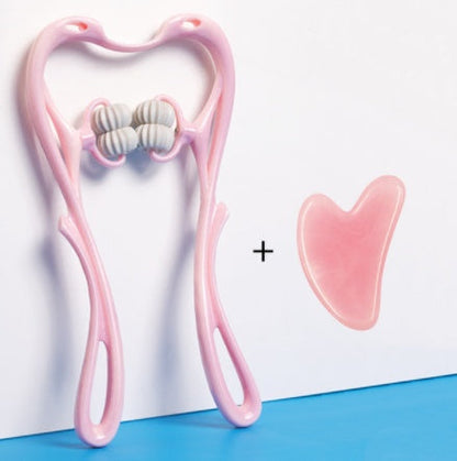 Multifunctional Manual Six-wheel Neck Massager Massage Relieve Roller Massage Tool Everware Hub