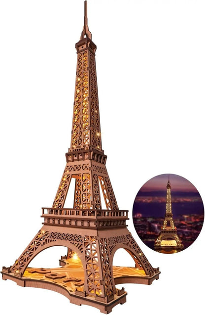 Rolife Night of the Eiffel Tower Puzzle with Lights – TGL01 Everware Hub