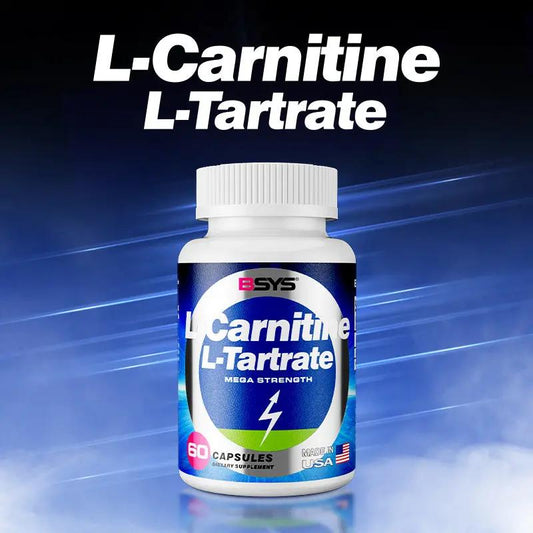 BSYS L-Carnitine L-Tartrate 60 Capsules – Energy, Metabolism & Workout Recovery Support Everware Hub