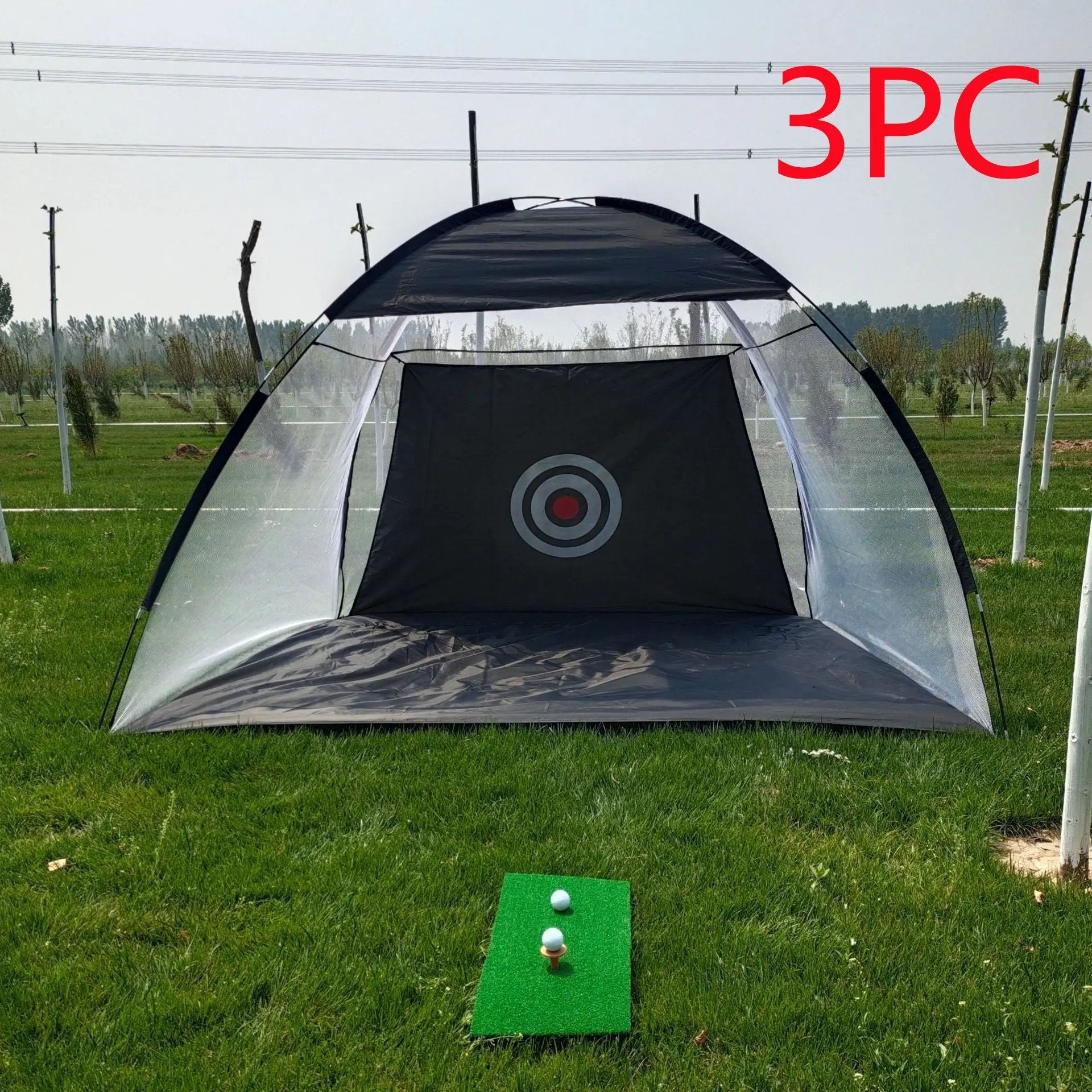 Golf Practice Net Tent – Outdoor Golf Hitting Cage for Backyard, Garden, Grassland Training with Target Sheet Everware Hub