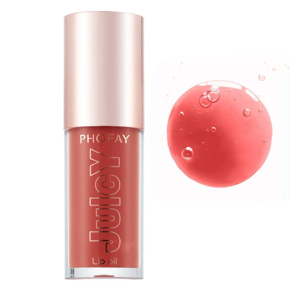 PHOFAY Juicy Lip Oil – Ultra-Hydrating, Sheer Shine Lip Treatment Everware Hub