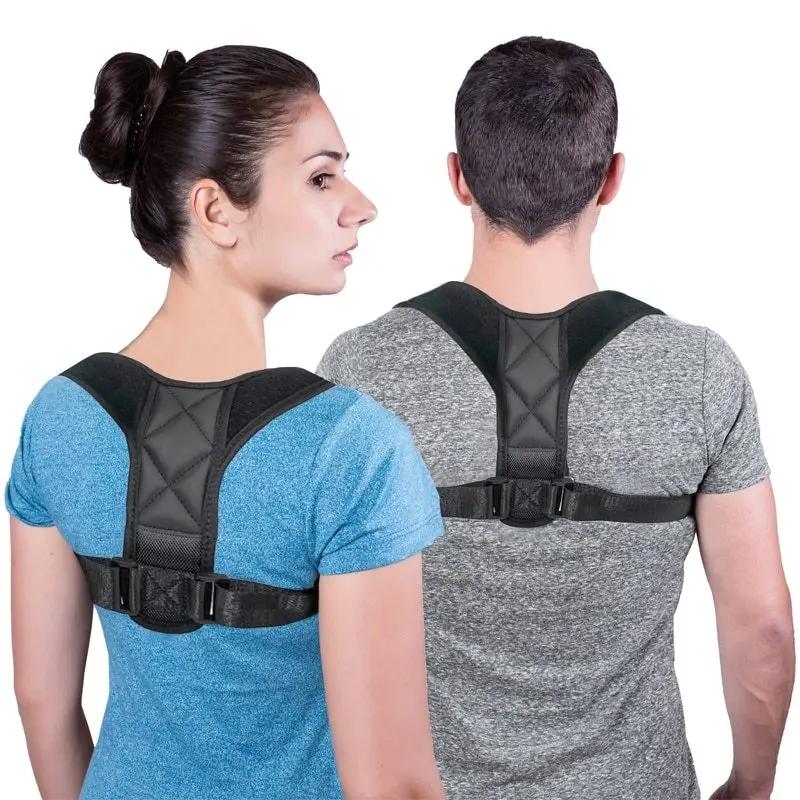 Medical Clavicle Posture Corrector ,Adjustable Back & Shoulder Support Strap for Lower Back Alignment Everware Hub