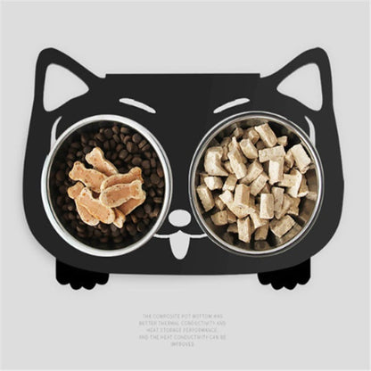 Anti-Falling Cat & Dog Feeding and Water Bowl, Non-Slip, Spill-Resistant Pet Feeder for Food and Water Everware Hub