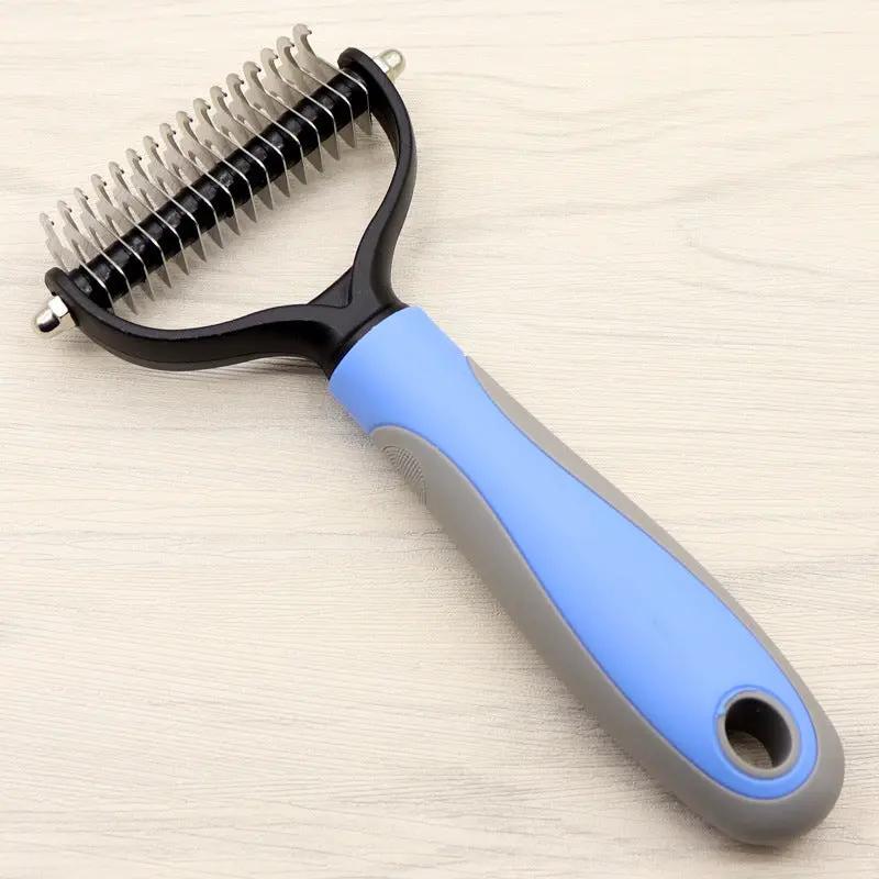 Double-Sided Dematting Comb, Knot Remover for Long-Haired Dogs Everware Hub