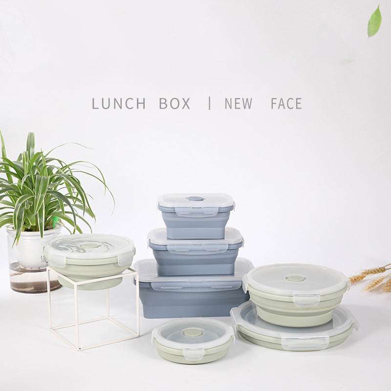 Silicone Lunch Box – Portable Food Storage Container