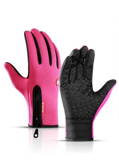Winter Touchscreen Motorcycle Gloves – Waterproof, Windproof, Fleece-Lined Sports Riding Gloves Everware Hub