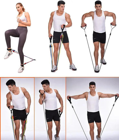 Portable Fitness Rally Resistance Band – Full Body Workout Equipment for Home, Gym & Travel Everware Hub