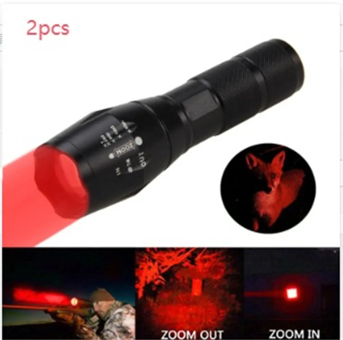 Mini LED Zoom Flashlight – Portable Torch for Hunting & Outdoors Everware Hub