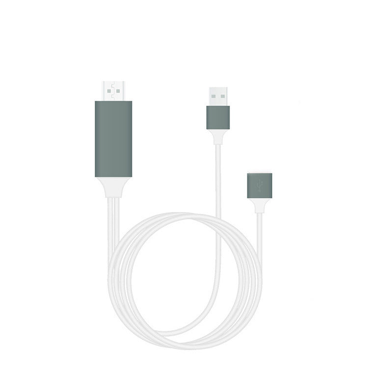 Type-C to HDMI 3-in-1 Projection Cable ,USB-C to HDMI/USB/Charging Adapter for Phone to TV/Monitor Display Everware Hub