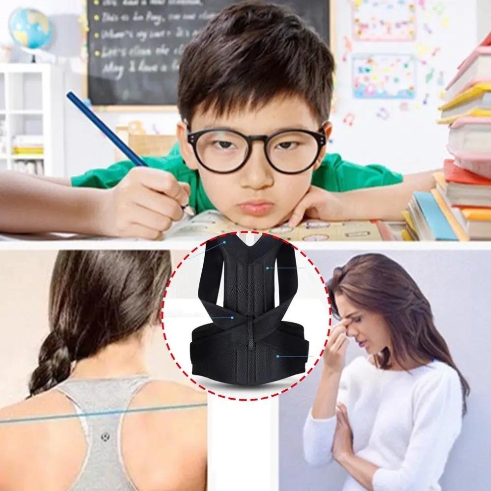 Spine Bending Posture Corrector, Adjustable Back Support Brace for Neck, Shoulder & Upper Back Alignment Everware Hub