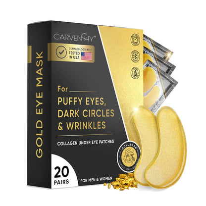 Eye Bag Removal Wrinkle Lifting And Tightening 24K Gold Eye Mask Patch Everware Hub