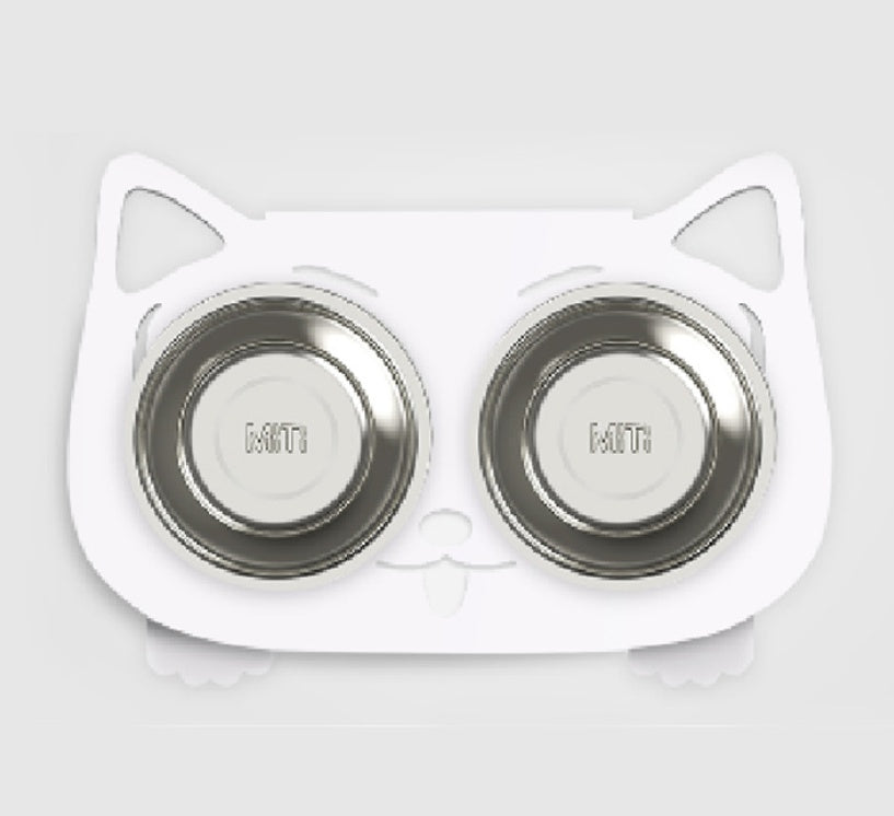 Anti-Falling Cat & Dog Feeding and Water Bowl, Non-Slip, Spill-Resistant Pet Feeder for Food and Water Everware Hub
