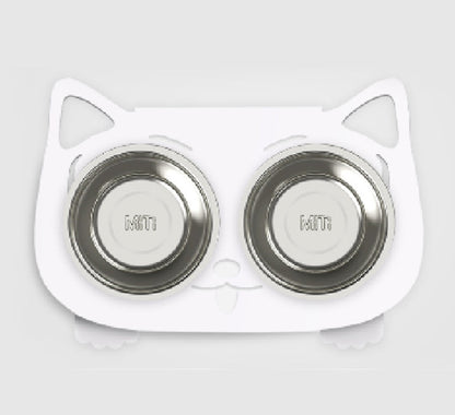 Anti-Falling Cat & Dog Feeding and Water Bowl, Non-Slip, Spill-Resistant Pet Feeder for Food and Water Everware Hub