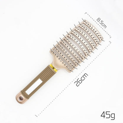 Hairbrush Anti Klit Brushy Haarborstel Women Detangler Hair Brush Bristle Nylon Scalp Massage  Teaser Hair Brush Comb Everware Hub