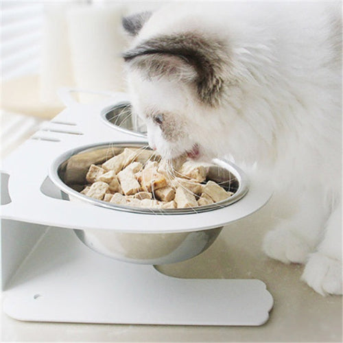 Anti-Falling Cat & Dog Feeding and Water Bowl, Non-Slip, Spill-Resistant Pet Feeder for Food and Water Everware Hub