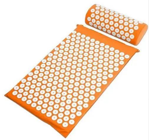 Acupressure Yoga Mat & Pillow Set – Massage Cushion for Back, Neck & Stress Relief Therapy Everware Hub