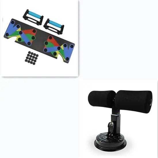 Sit Up Bar Trainer, Adjustable Floor Suction Fitness Tool for Ab Workouts & Core Training at Home Everware Hub