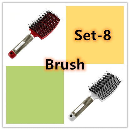 Hairbrush Anti Klit Brushy Haarborstel Women Detangler Hair Brush Bristle Nylon Scalp Massage  Teaser Hair Brush Comb Everware Hub