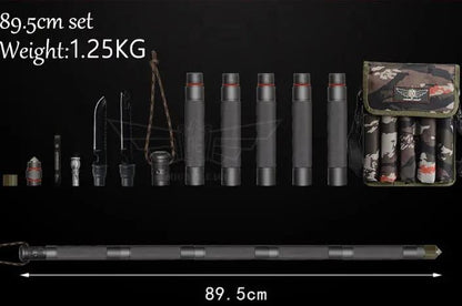 Multifunctional Tactical Walking Stick – Outdoor Defense Alpenstock for Hiking, Camping & Survival Everware Hub