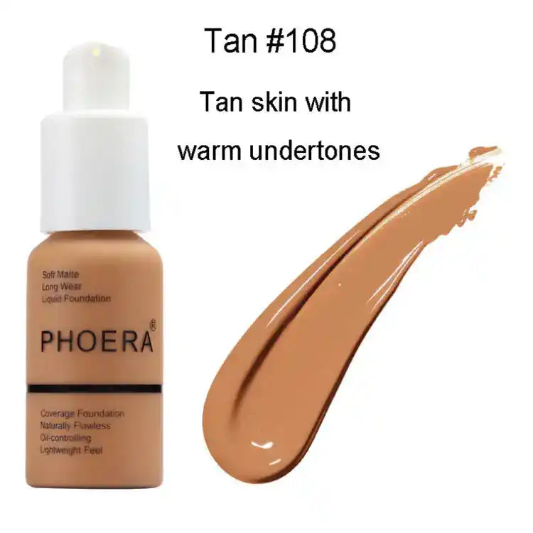 Explosive Press Type Oil Control Natural Color Matte Concealer Foundation Cream Everware Hub