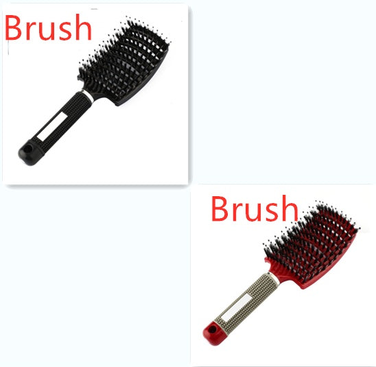 Hairbrush Anti Klit Brushy Haarborstel Women Detangler Hair Brush Bristle Nylon Scalp Massage  Teaser Hair Brush Comb Everware Hub