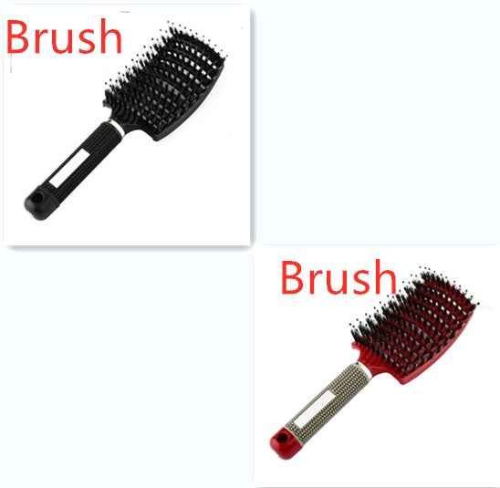 Hairbrush Anti Klit Brushy Haarborstel Women Detangler Hair Brush Bristle Nylon Scalp Massage  Teaser Hair Brush Comb Everware Hub