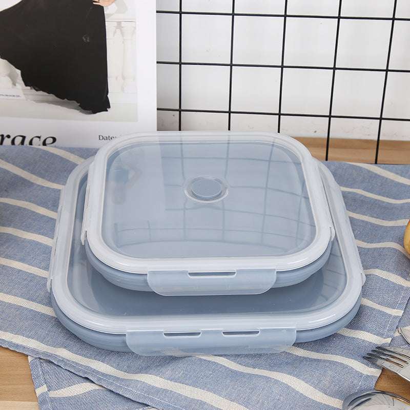 Silicone Lunch Box – Portable Food Storage Container