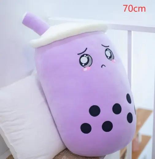 Cute Strawberry Milk Tea Plush Toy – Soft Boba Tea Cup Pillow for Kids, Girls, Birthday Gift, Kawaii Bubble Tea Cushion Everware Hub