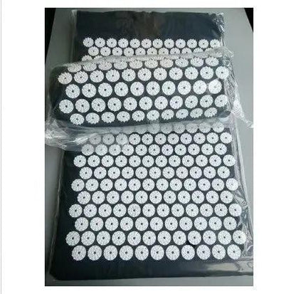 Acupressure Yoga Mat & Pillow Set – Massage Cushion for Back, Neck & Stress Relief Therapy Everware Hub