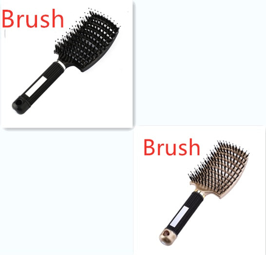 Hairbrush Anti Klit Brushy Haarborstel Women Detangler Hair Brush Bristle Nylon Scalp Massage  Teaser Hair Brush Comb Everware Hub