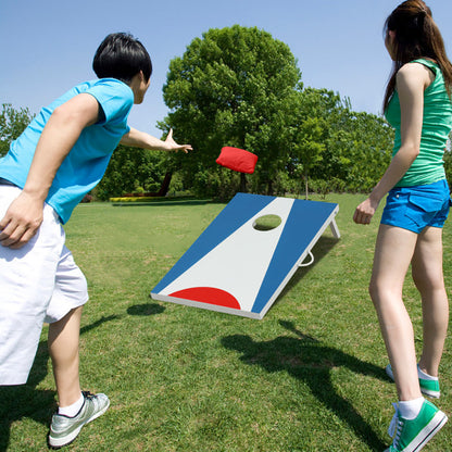 Portable Cornhole Board with Foldable Legs & Side Handle ,Lightweight Outdoor Game Set Everware Hub