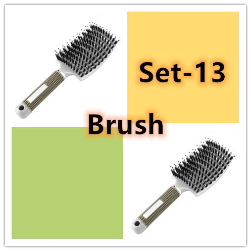 Hairbrush Anti Klit Brushy Haarborstel Women Detangler Hair Brush Bristle Nylon Scalp Massage  Teaser Hair Brush Comb Everware Hub