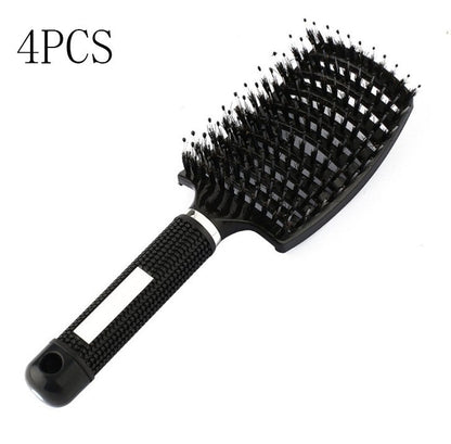 Hairbrush Anti Klit Brushy Haarborstel Women Detangler Hair Brush Bristle Nylon Scalp Massage  Teaser Hair Brush Comb Everware Hub