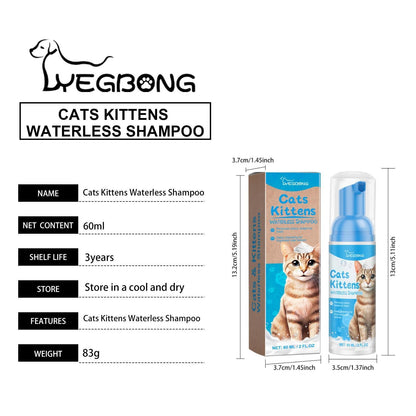 Yegebang Cat Cleaning Mousse Mild Non-irritating Pet Cleaning Foam Everware Hub