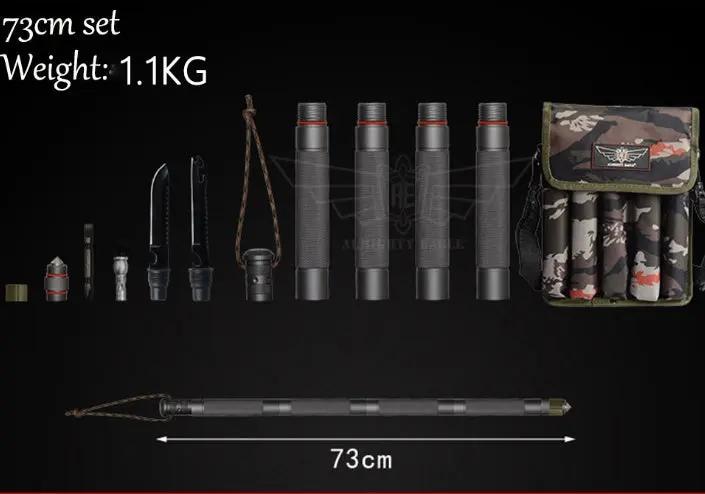 Multifunctional Tactical Walking Stick – Outdoor Defense Alpenstock for Hiking, Camping & Survival Everware Hub