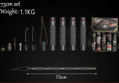 Multifunctional Tactical Walking Stick – Outdoor Defense Alpenstock for Hiking, Camping & Survival Everware Hub