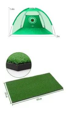 Golf Practice Net Tent – Outdoor Golf Hitting Cage for Backyard, Garden, Grassland Training with Target Sheet Everware Hub