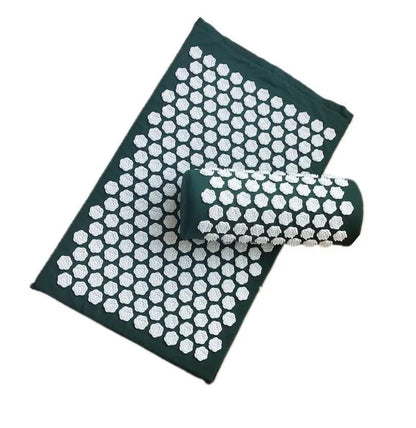 Acupressure Yoga Mat & Pillow Set – Massage Cushion for Back, Neck & Stress Relief Therapy Everware Hub