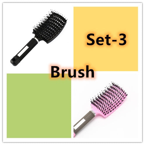 Hairbrush Anti Klit Brushy Haarborstel Women Detangler Hair Brush Bristle Nylon Scalp Massage  Teaser Hair Brush Comb Everware Hub