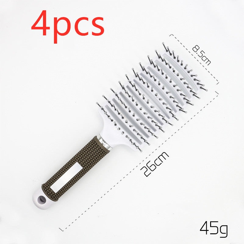 Hairbrush Anti Klit Brushy Haarborstel Women Detangler Hair Brush Bristle Nylon Scalp Massage  Teaser Hair Brush Comb Everware Hub
