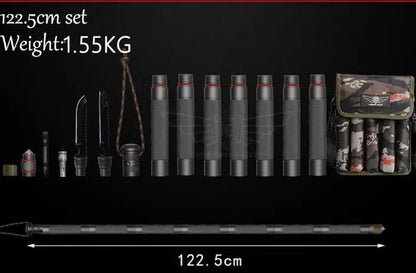 Multifunctional Tactical Walking Stick – Outdoor Defense Alpenstock for Hiking, Camping & Survival Everware Hub