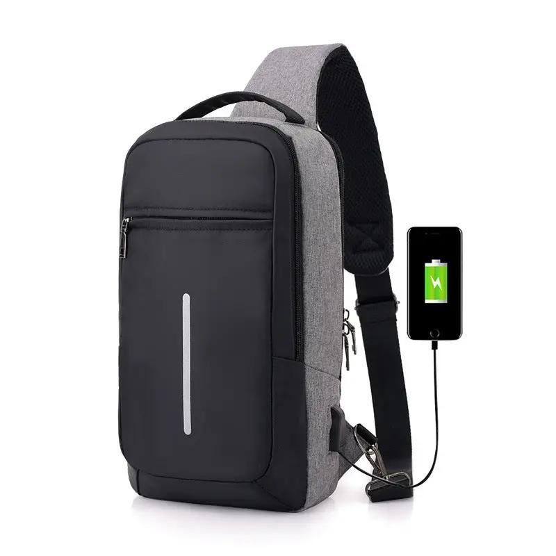 Anti-Theft USB Charging Chest Bag – Crossbody Sling Backpack for Travel, Outdoor & Daily Use Everware Hub
