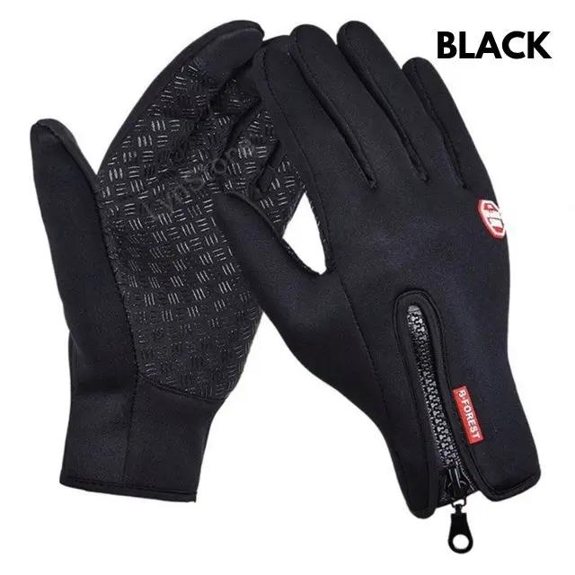 Winter Touchscreen Motorcycle Gloves – Waterproof, Windproof, Fleece-Lined Sports Riding Gloves Everware Hub