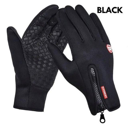 Winter Touchscreen Motorcycle Gloves – Waterproof, Windproof, Fleece-Lined Sports Riding Gloves Everware Hub