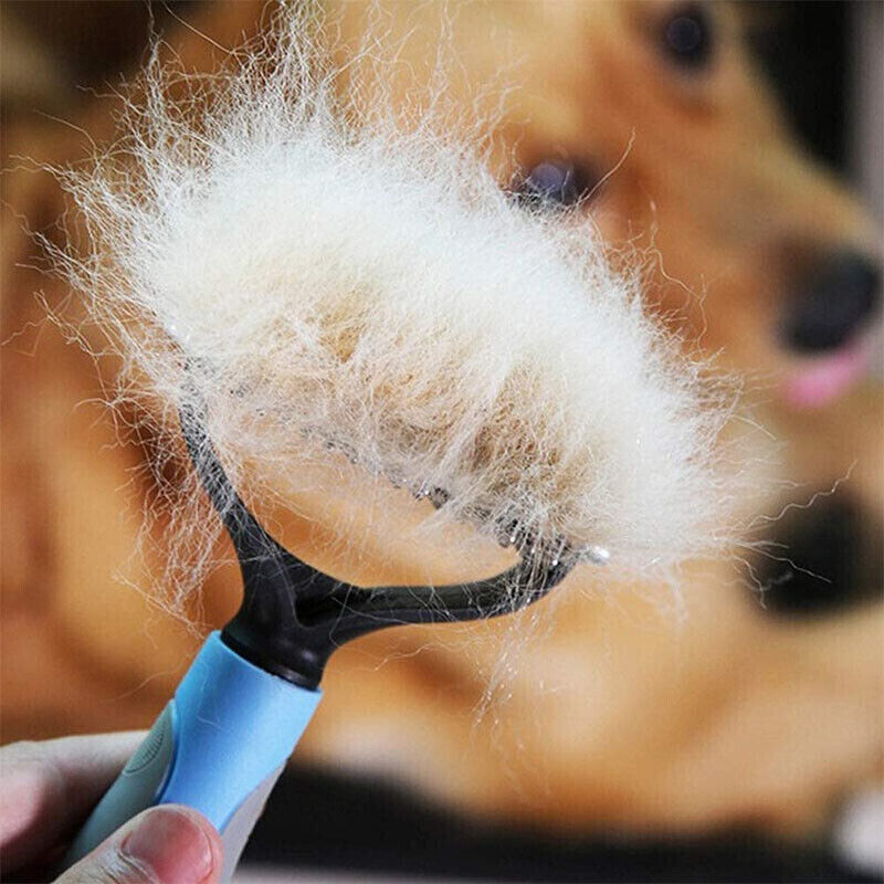 2-in-1 Pet Grooming Brush – Double-Sided Deshedding & Dematting Tool for Dogs & Cats Everware Hub